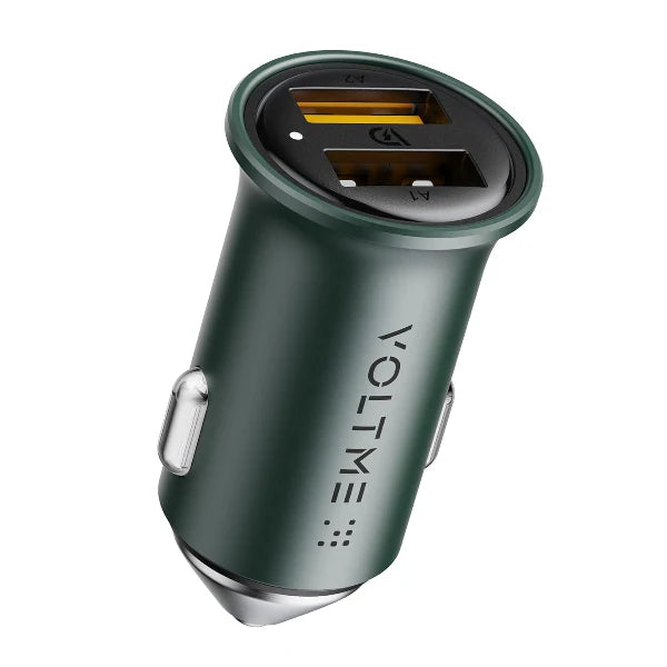 Voltme Cazo 24 AA Car Charger (24W) — England Green