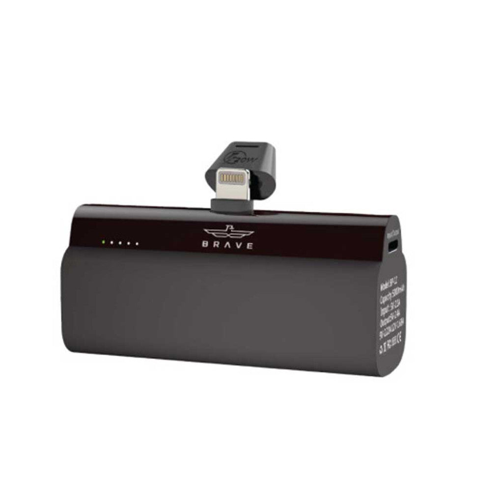 Brave Power Bank Plug On-L 5000mAh ,20w Lightning -BP-12