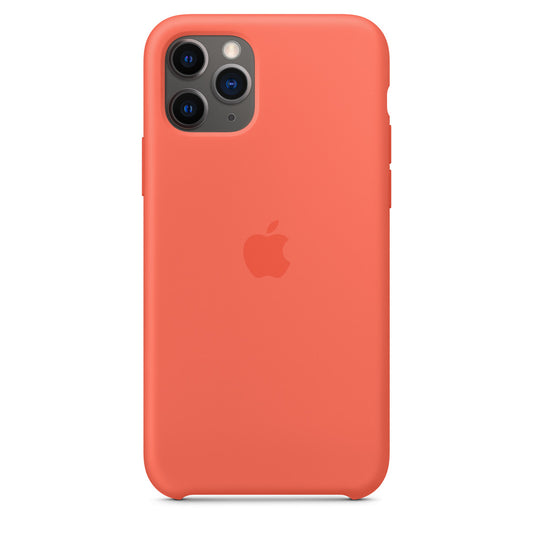 APPLE- IPHONE 11 PRO MAX SILICONE CASE ORANGE