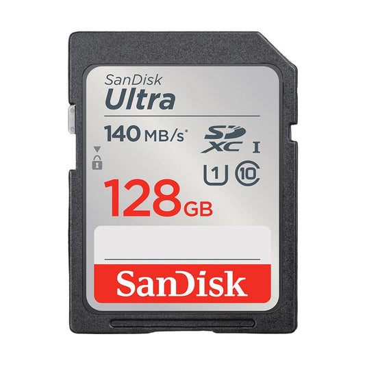 SANDISK ULTRA UHS-I SDXC MEMORY CARD, 128GB, 140MB/S