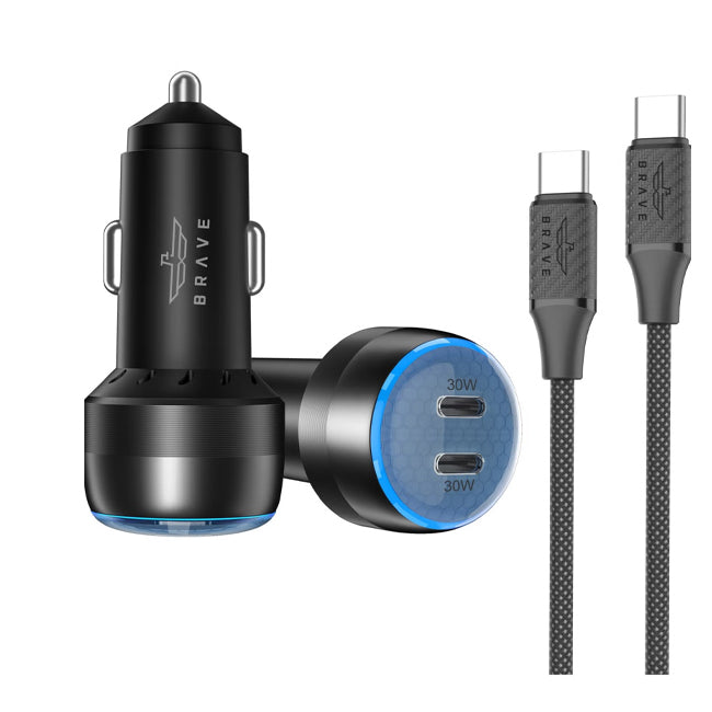 BRAVE-CAR CHARGER PD60W-BCC-24