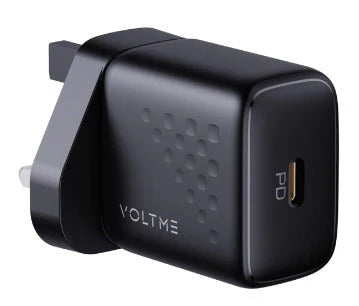Voltme Revo 20 Lite Wall Charger (20W) Black ONE PORT-00095