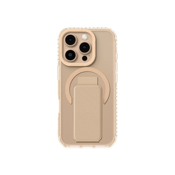 AMAZING THING TITAN PRO + HOLDER MAGSAFE CASE FORIPHONE 16 PRO 6.3-INCH - ROSEGOLD