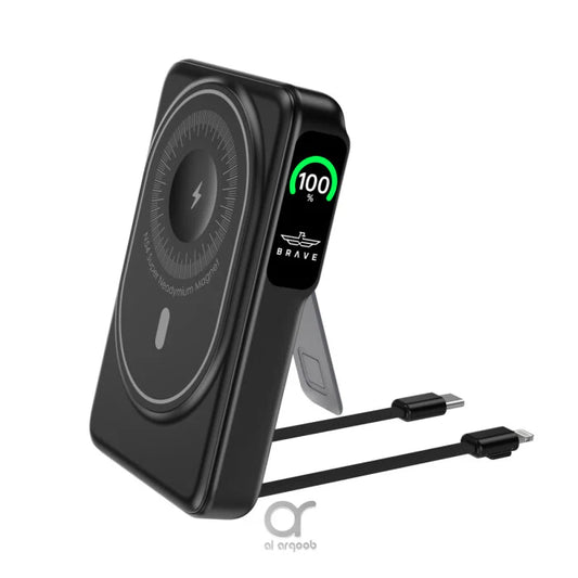 BRAVE-BP-24 6-IN-1 WIREIESS POWER Bank 10,000mAh WITH MAGSAfE, 22.5W Type-C