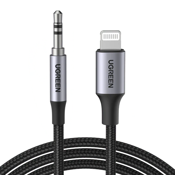UGREEN- LIGHTNING TO 3.5MM MALE AUX CABLE