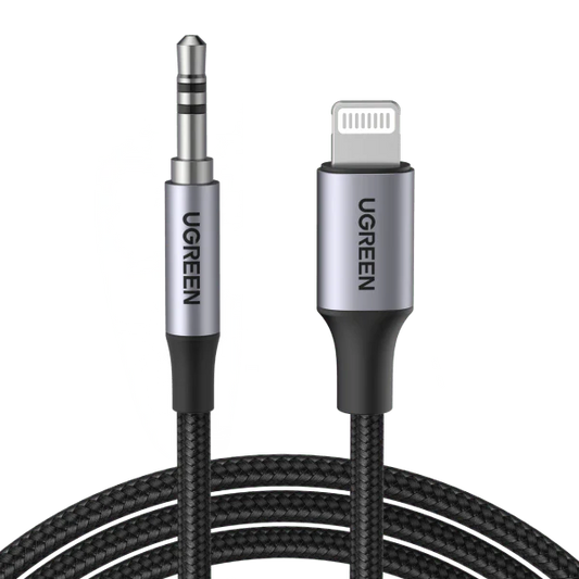 UGREEN- LIGHTNING TO 3.5MM MALE AUX CABLE