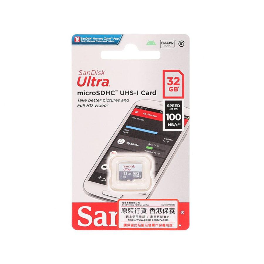 SAN DISK ULTRA MiCROSDHC 100MB 32GB