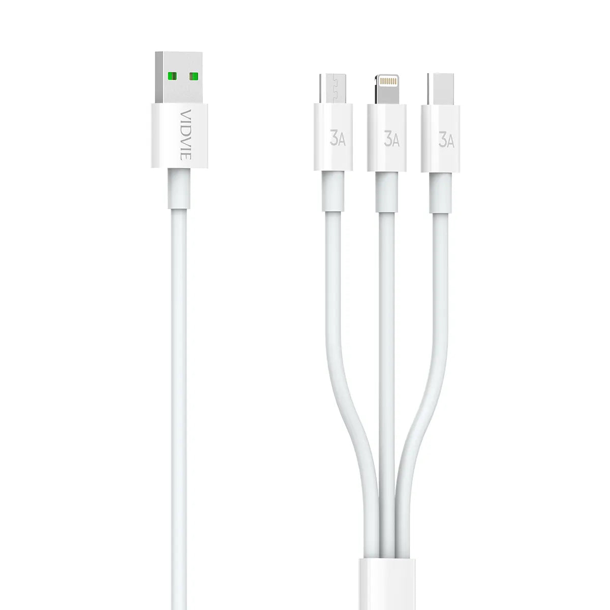 VIDVIE- 3 IN1 MULTI CHARGING DATA CABLE