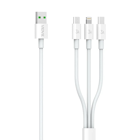 VIDVIE- 3 IN1 MULTI CHARGING DATA CABLE