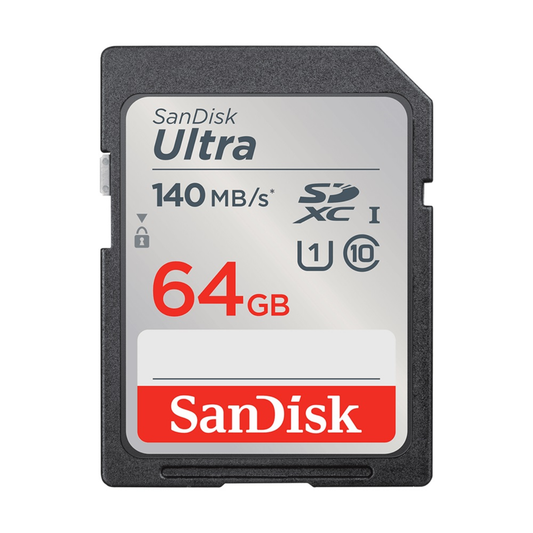 SANDISK ULTRA UHS-I SDXC MEMORY CARD, 64GB, 140MB/S