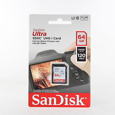 SANDISK ULTRA UHS-I SDXC MEMORY CARD, 64GB, 140MB/S