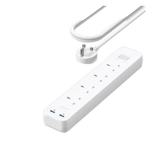 ANKER- POWER EXTEND322 USB POWER STRIP 4 IN 1 -WHITE