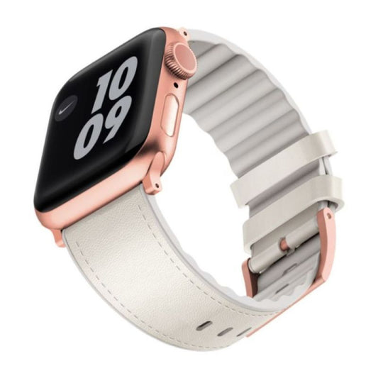 VIVA MADRID -VENTURX -44/42MM LEATHER WATCH STRAP-BLUSH- BEIGE