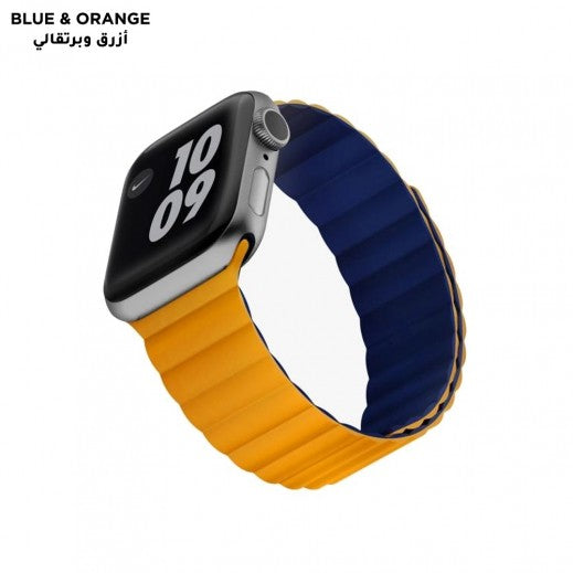 VIVA MADRID- COSMO-45/44/42MM WATCH STRAP- BULE&ORANGE