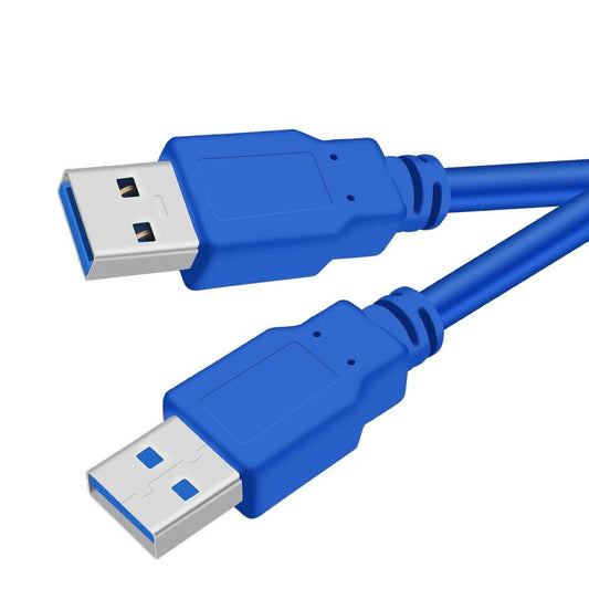 AMC-USB CABLE  EXTENSION A Male to A MALE-1M BLUE