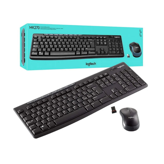 LOGITCH-MK270 WIRELESS KEYBOARD AND MOUSE COMBO