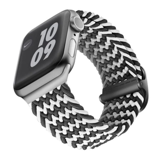 VIVA MADRID- CRISBEN 44/42MM WATCH STRAP- MONO-BLACK-WHITE