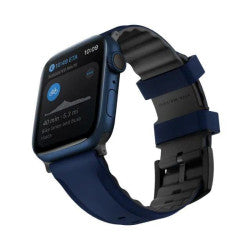 VIVA MADRID -VENTURX -45/44/42MM REPELLANT WATCH STRAP-PACIFIC BLUE