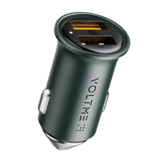 Voltme Cazo 24 AA Car Charger (24W) — England Green