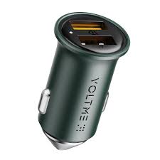 Voltme Cazo 24 AA Car Charger (24W) — England Green