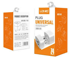 LDNIO Z4 UNIVERSAL PLUG 6A MAX (ABS V0) TRAVEL ADAPTER