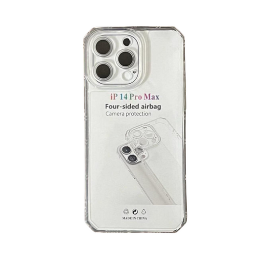CRYSTAL CLEAR FOUR  SILLICON CAMERA PROTECTION  BACK COVER-14PRO