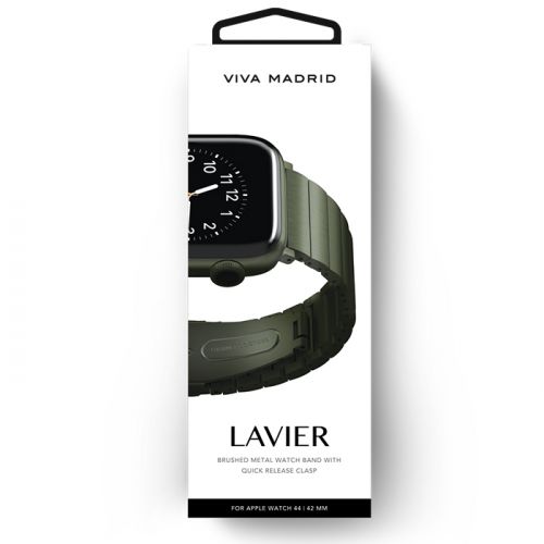 VIVA MADRID LAVIER 45/44/42MM METAL WATCH STRAP-FOREST